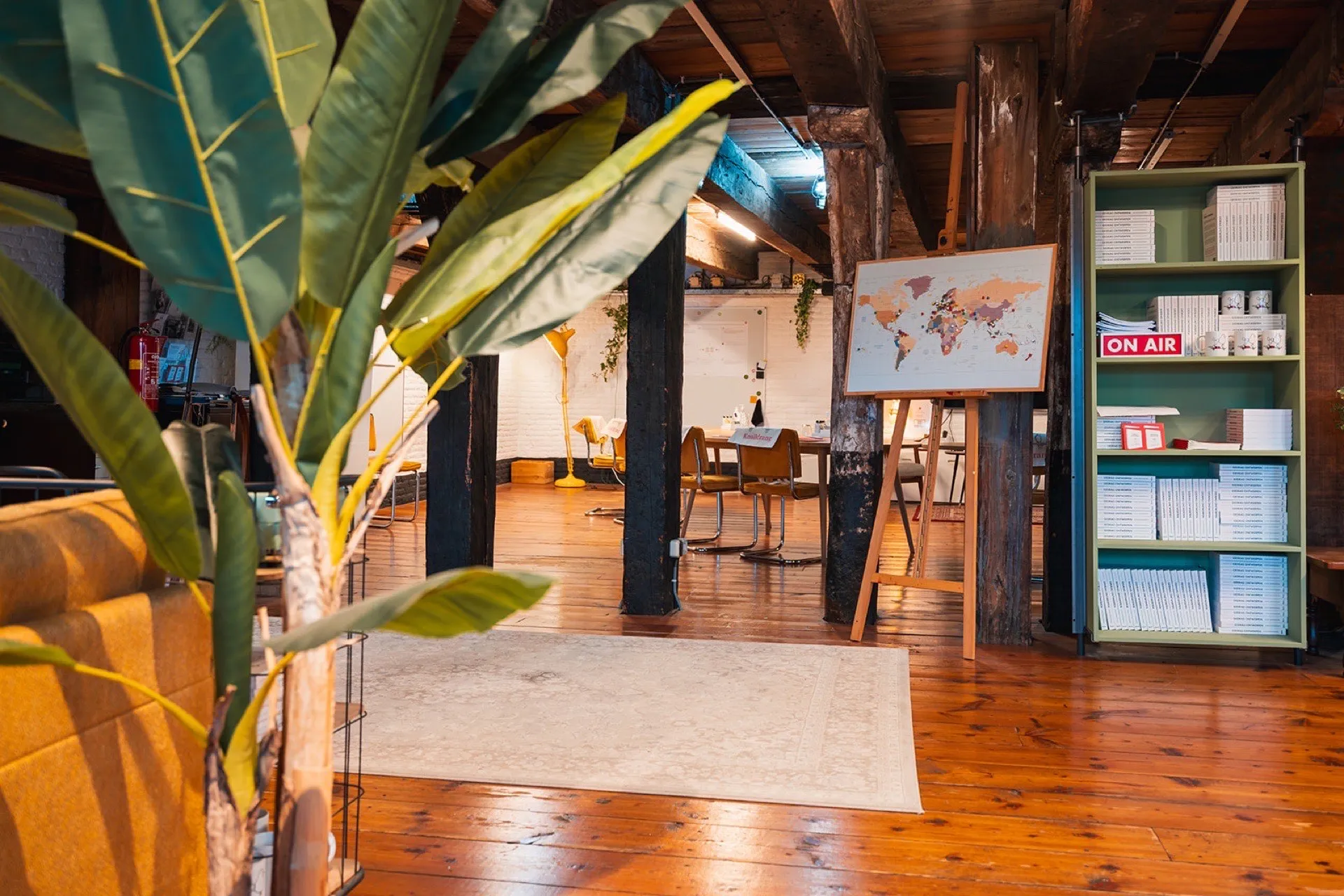 De trainingslocatie van SUE in Amsterdam